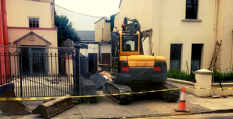 Demolition works Inishowen