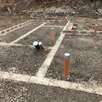 Hard fill before concrete on subfloor
