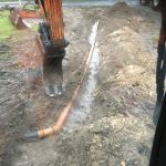 Repair of burst live sewer