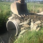 Road crossing land drainage