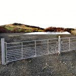 Concrete slab for a farm shed